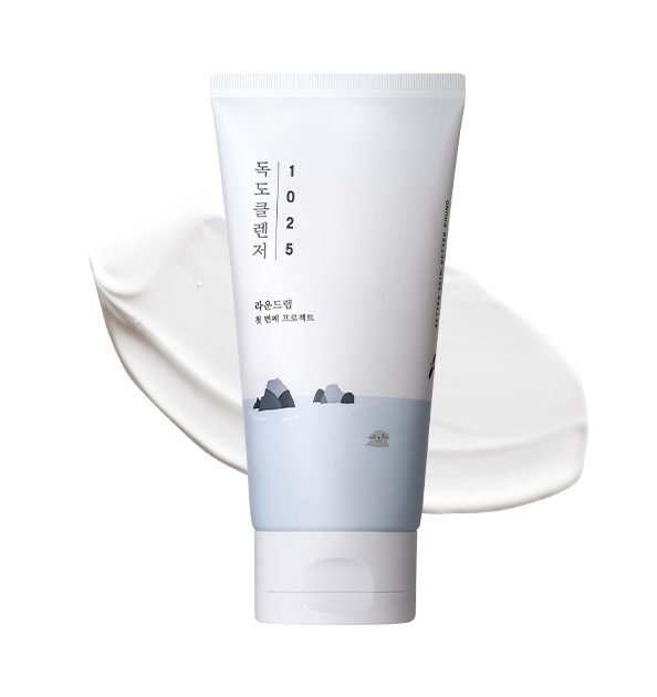 IMG_0871 М’яка пінка для вмивання Round Lab 1025 Dokdo Cleanser, 150 мл - Зображення 1