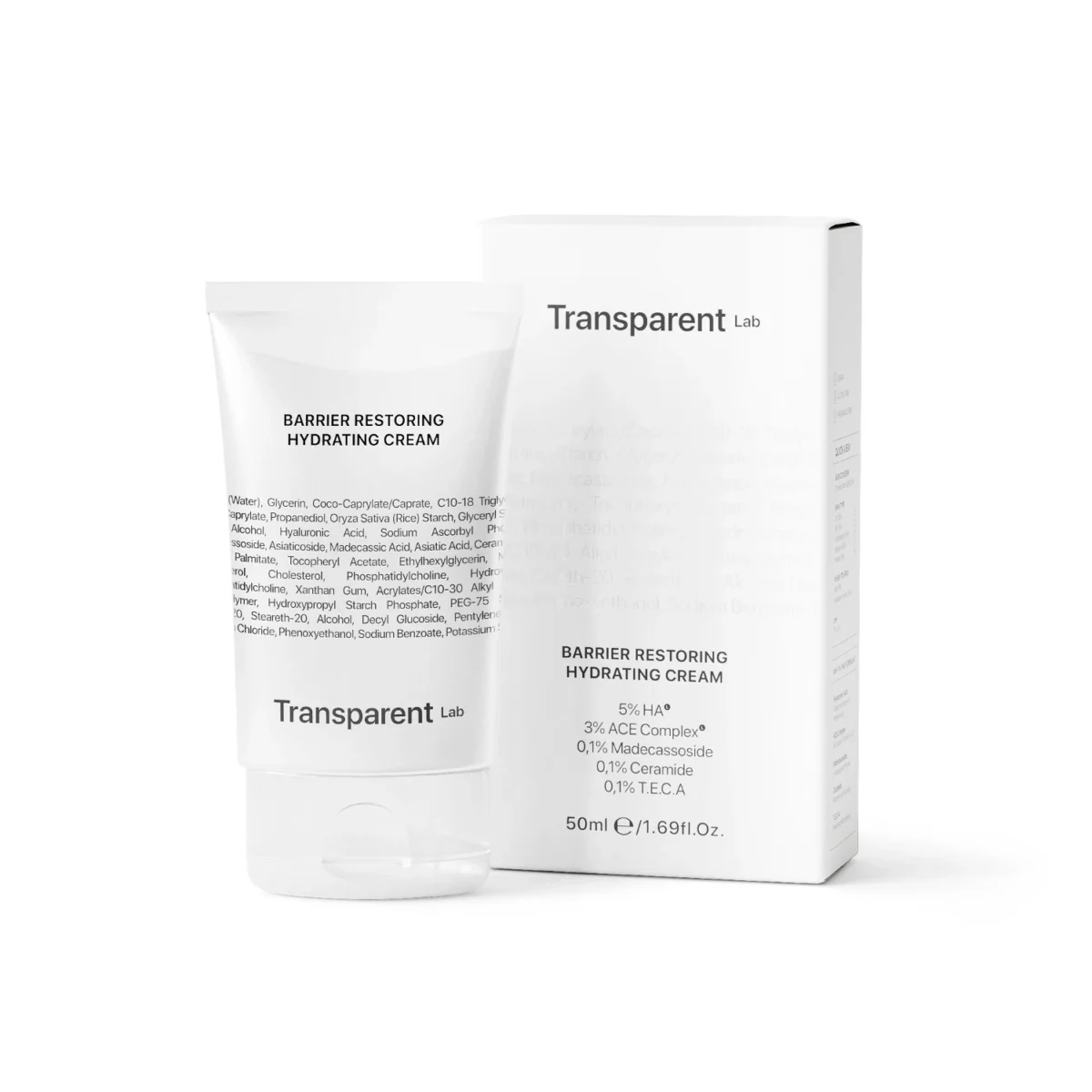 Зволожуючий, відновлюючий крем для обличчя Transparent Lab Barrier Restoring Hydrating Cream, 50 мл - Зображення 2