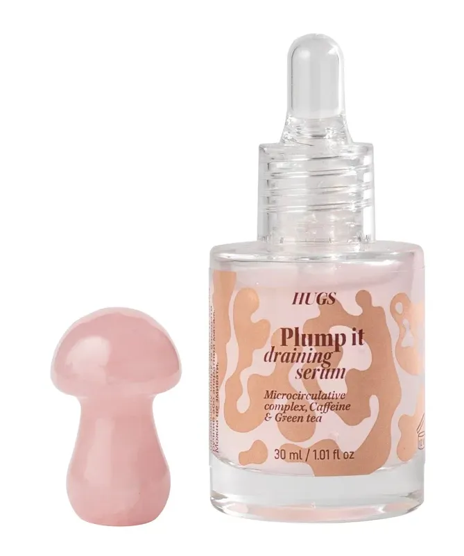 IMG_2220 Сироватка проти набряків із масажером HUGS Plump It Draining Serum Set - Зображення 1