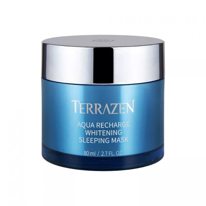 IMG_4796 Зволожуюча нічна маска з освітлюючим ефектом Terrazen Aqua Recharge Whitening Sleeping Mask, 80 мл - Зображення 1